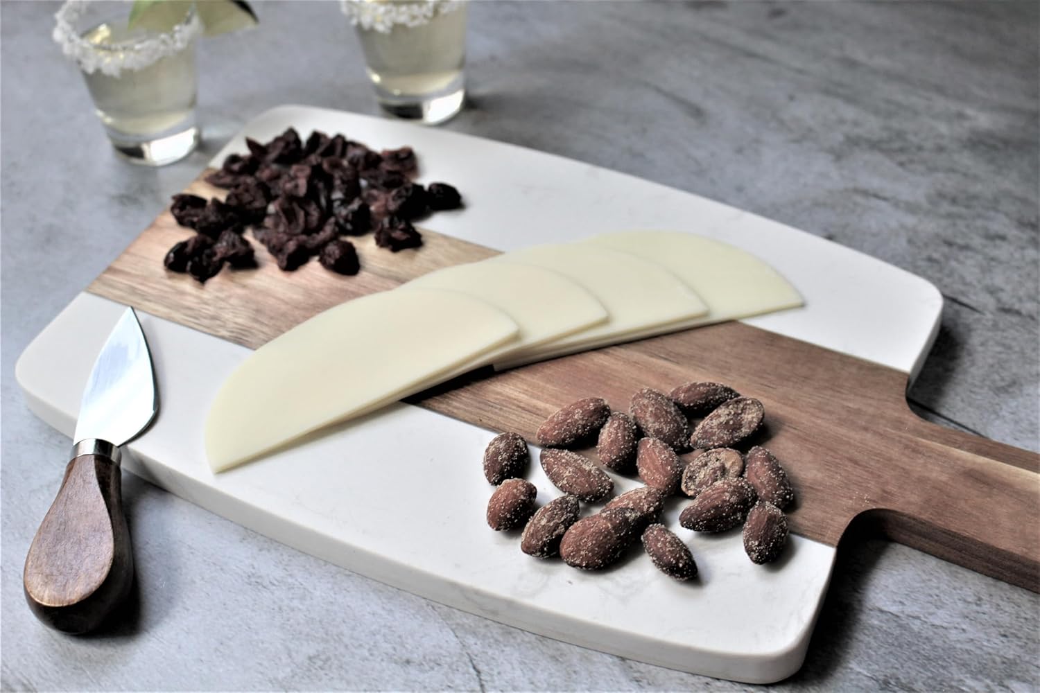 Marble Serving Board - Set van 10 marmeren en houten