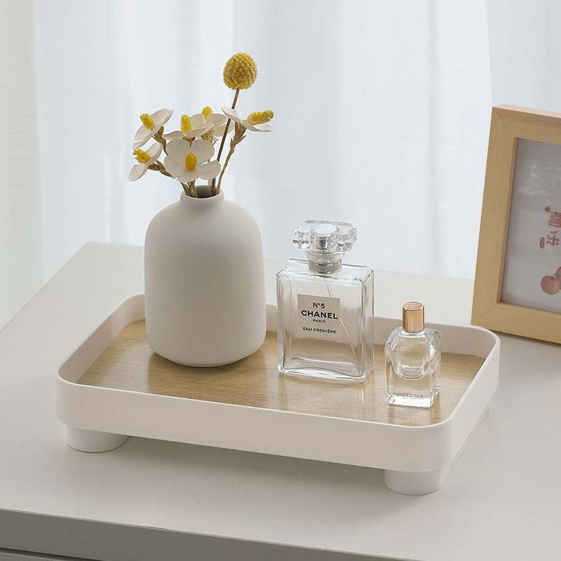 Marble Serving Board - Houten Desktop Opbergvak Parfum Aromatherapie Kaptafel