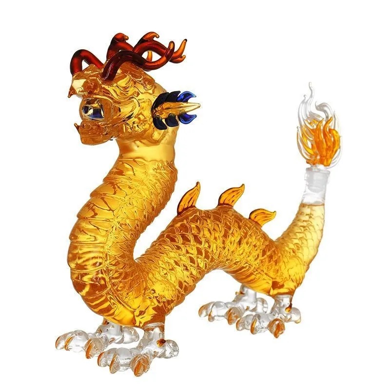 Glass Decanter Whiskey - Draakvormige Chinese Dierenriem whisky karaf Glazen