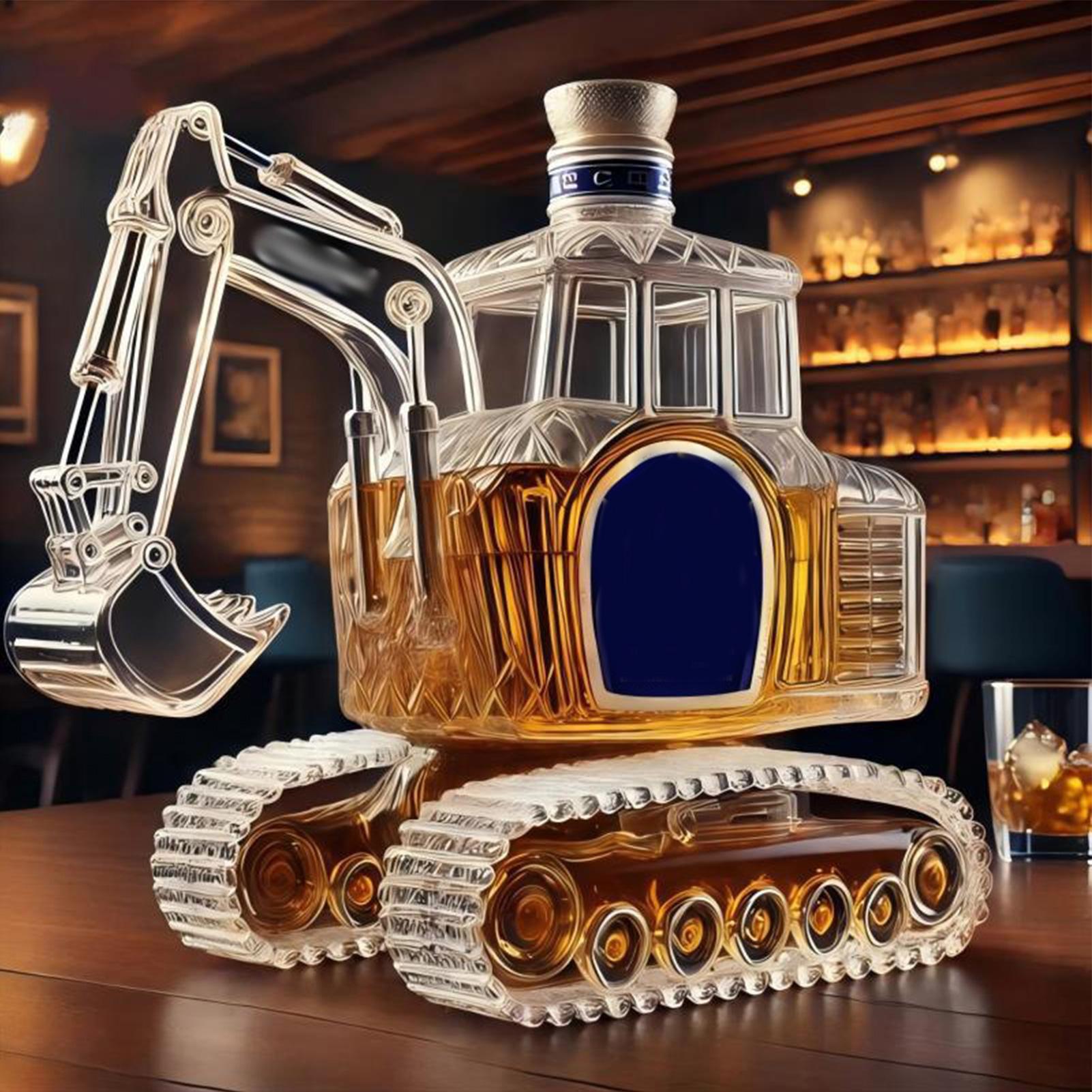 Glass Decanter Whiskey - Robuuste graafmachine whiskey decanter, premium vakmanschap,