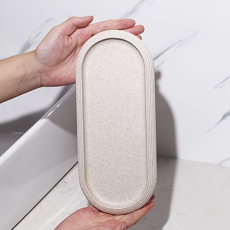 Marble Serving Board - Hars ovaal dienblad voor handdoek- en