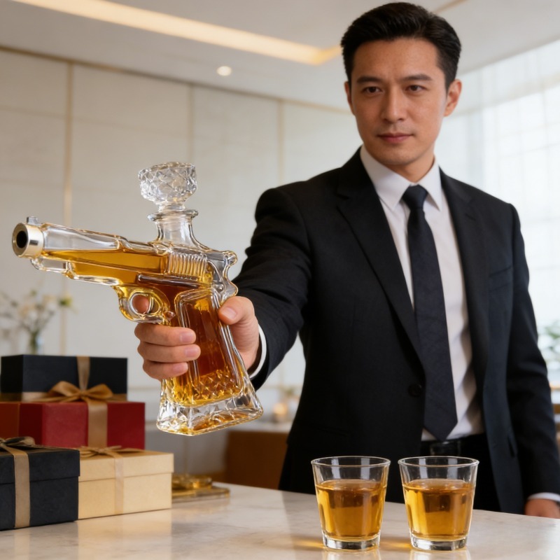 Sandhawk Glazen Pistoolvormige - Glass Decanter Whiskey recensie en prijs