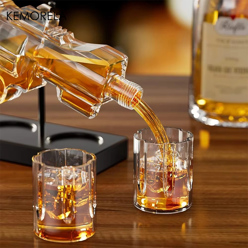 KEMORELA Revolver Glazen Karaf - Glass Decanter Whiskey recensie en prijs