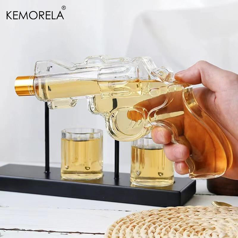 KEMORELA Revolver Glazen Karaf - Glass Decanter Whiskey recensie en prijs