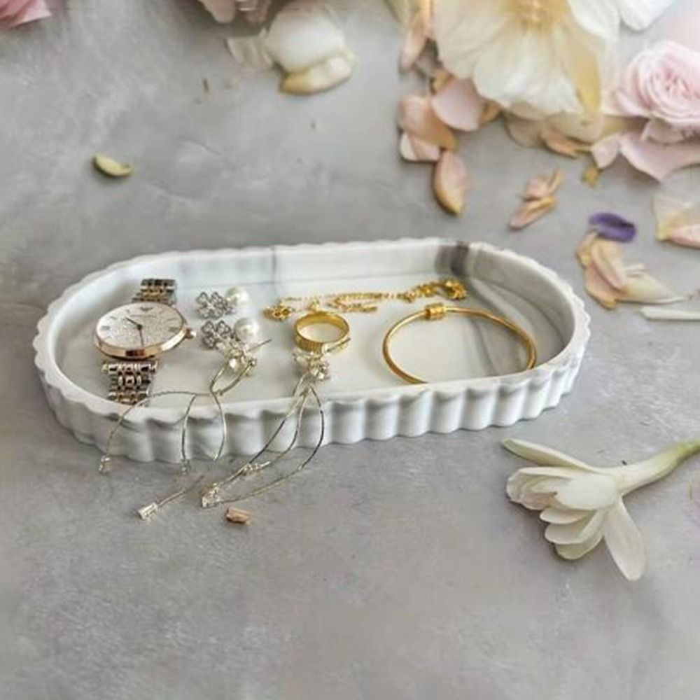 Multifunctionele siliconen ova - Marble Serving Board recensie en prijs