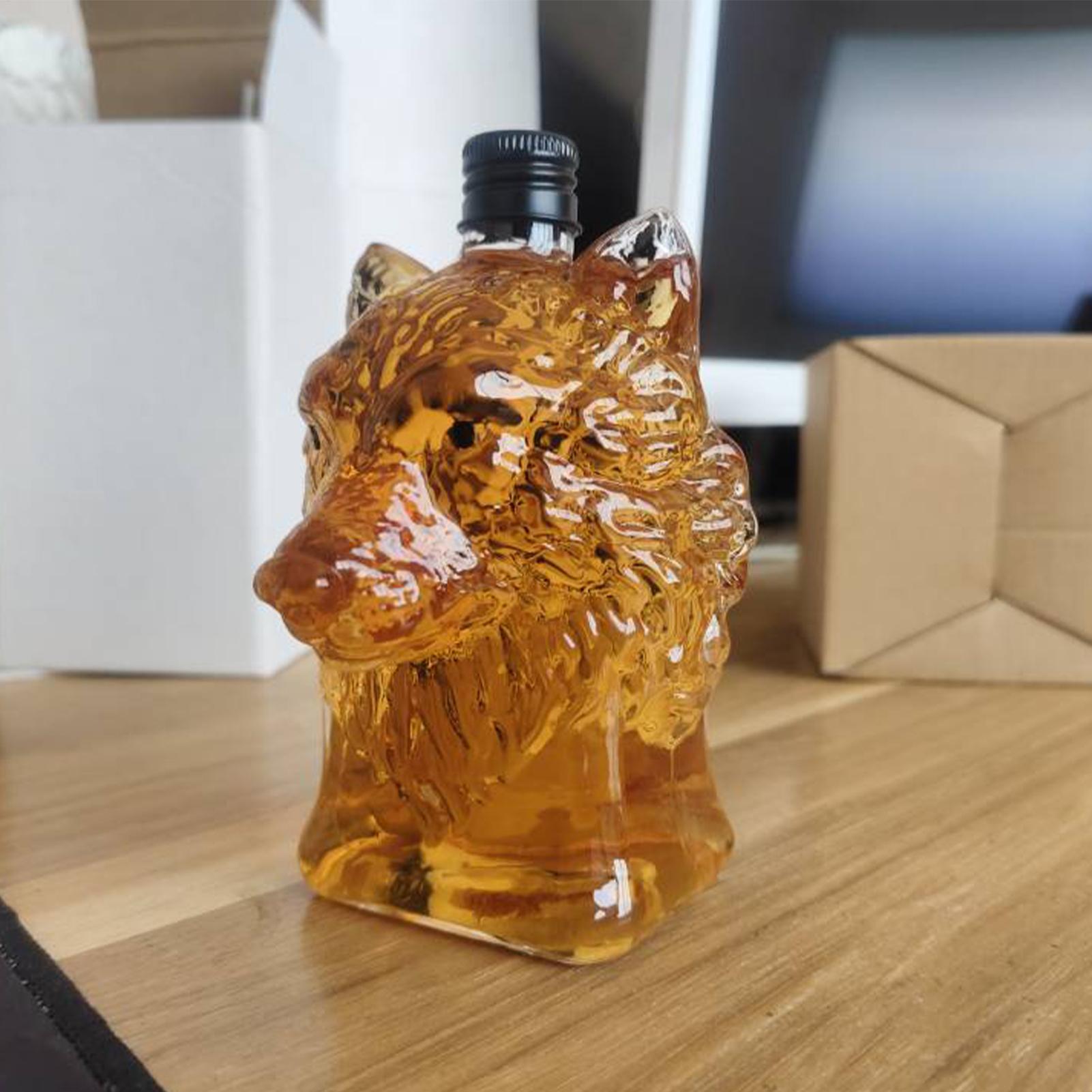Wolf Art Standbeeld Wijnfles W - Glass Decanter Whiskey recensie en prijs