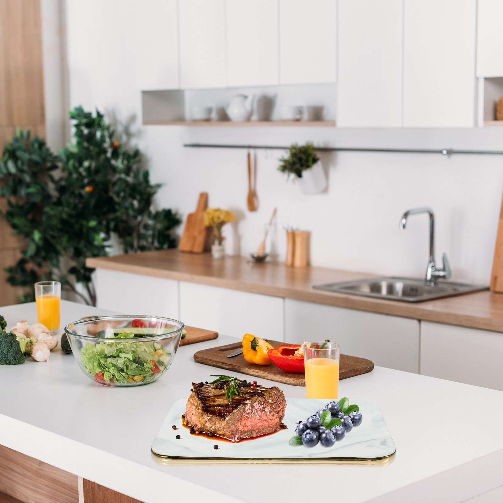 Marmeren dienblad Elegant hand - Marble Serving Board recensie en prijs