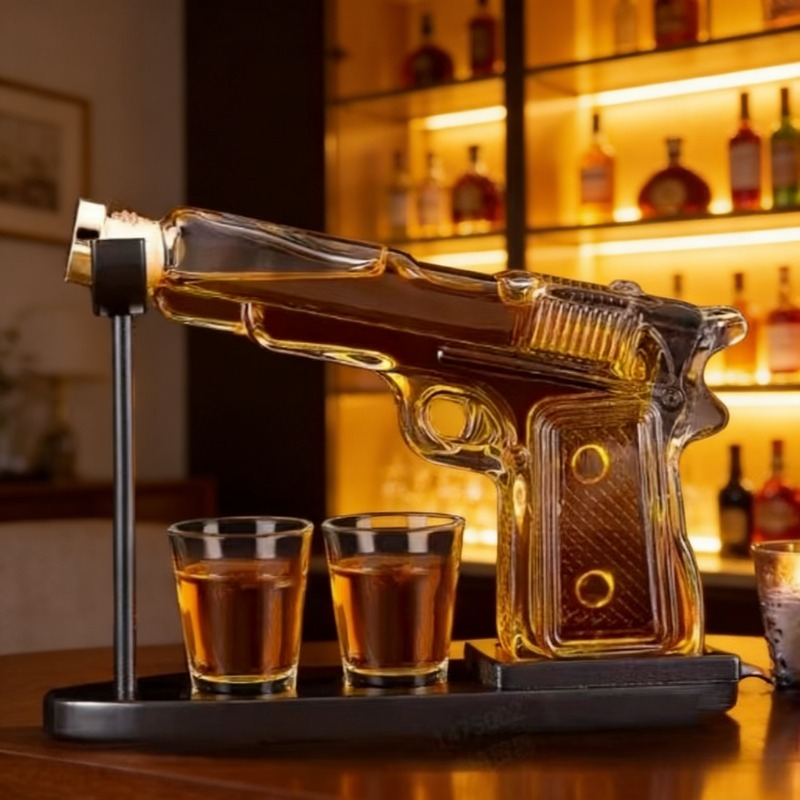 Pistoolvormige whisky decanter - Glass Decanter Whiskey recensie en prijs