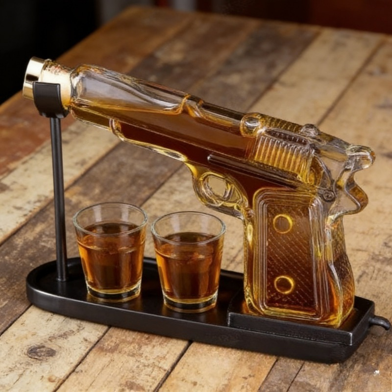 Pistoolvormige whisky decanter - Glass Decanter Whiskey recensie en prijs