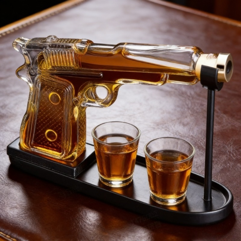 Pistoolvormige whisky decanter - Glass Decanter Whiskey recensie en prijs