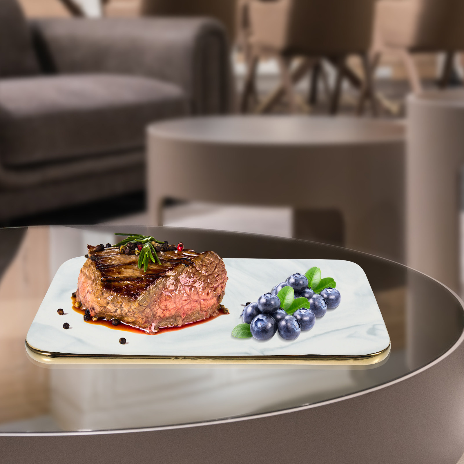 Marmeren snijplank voor thuisk - Marble Serving Board recensie en prijs
