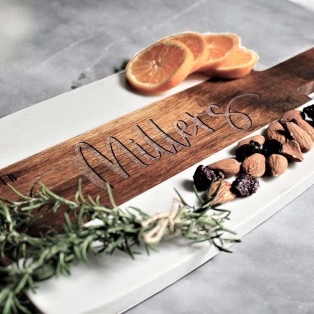 Set van 10 marmeren en houten  - Marble Serving Board recensie en prijs