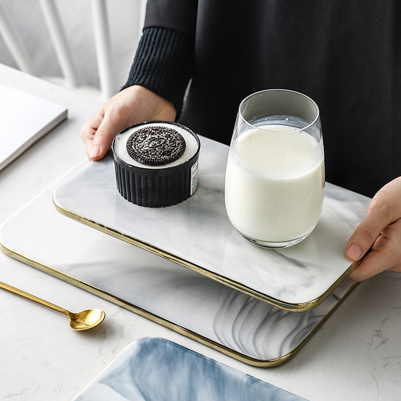 Marmeren keramische snijplank  - Marble Serving Board recensie en prijs