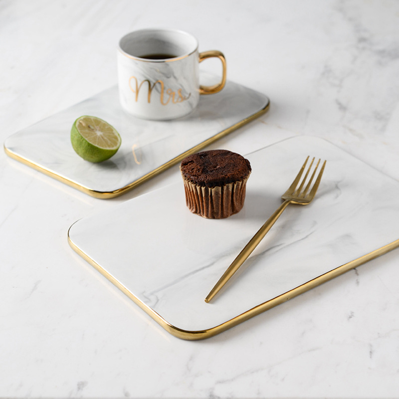 Marmeren keramische snijplank  - Marble Serving Board recensie en prijs