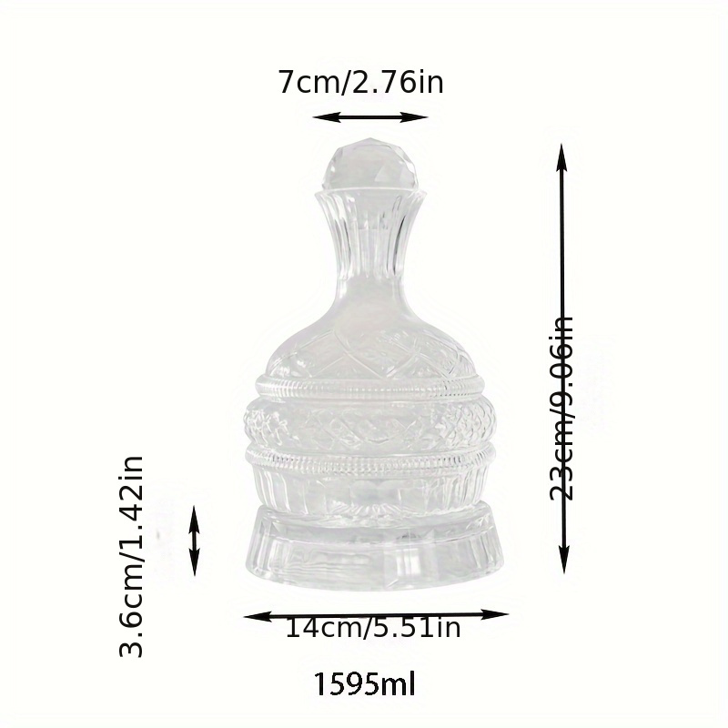 Kristallen wijnkaraf Elegante  - Glass Decanter Whiskey recensie en prijs