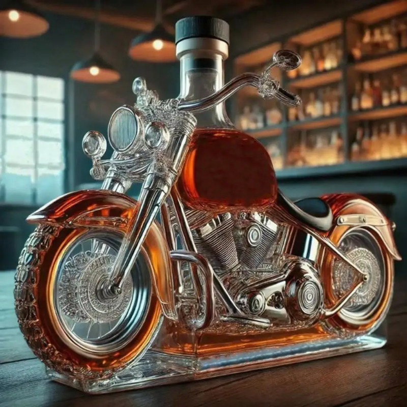 Whiskykaraf in motorfietsstijl - Glass Decanter Whiskey recensie en prijs