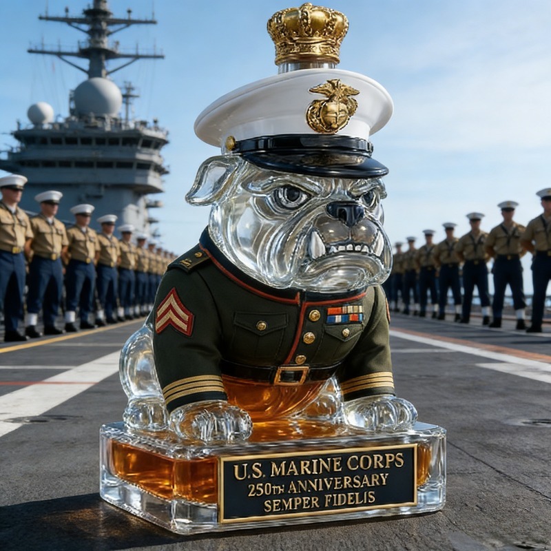 U.S. Marine Corps Bulldog Whis - Glass Decanter Whiskey recensie en prijs